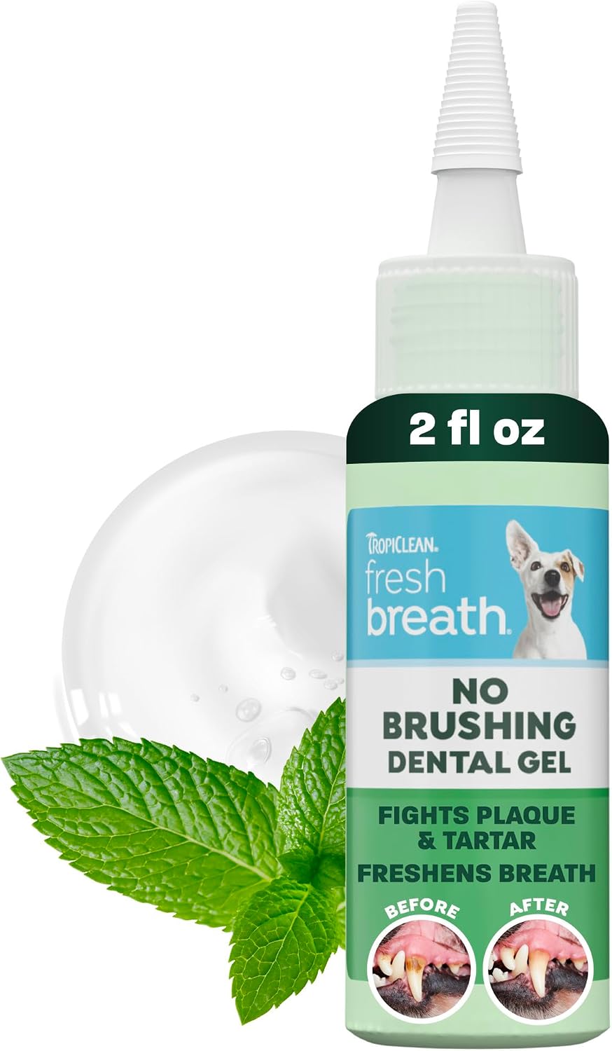 Clean Teeth Gel for Dogs | Dog Dental Care | Dog Toothpaste | Breath Freshener | Easy Teeth Cleaning | Made in the