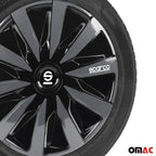 SPC1591BKGR Wheel Covers Lazio 15-inch Black/Grey
