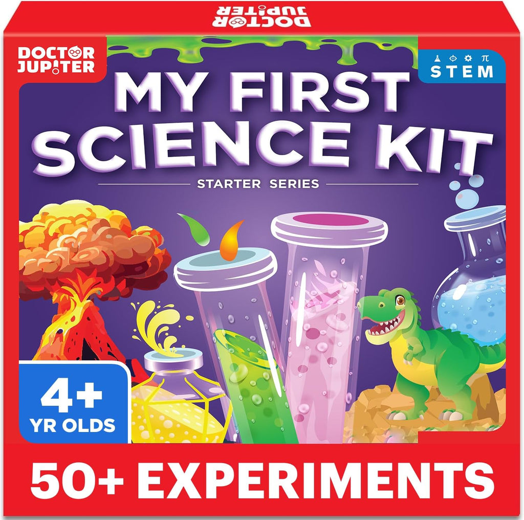 My First Science Experiments Kit for Kids Ages 4+ | Birthday Gift Ideas for Boys & Girls 4, 5, 6, 7, 8 Year Olds