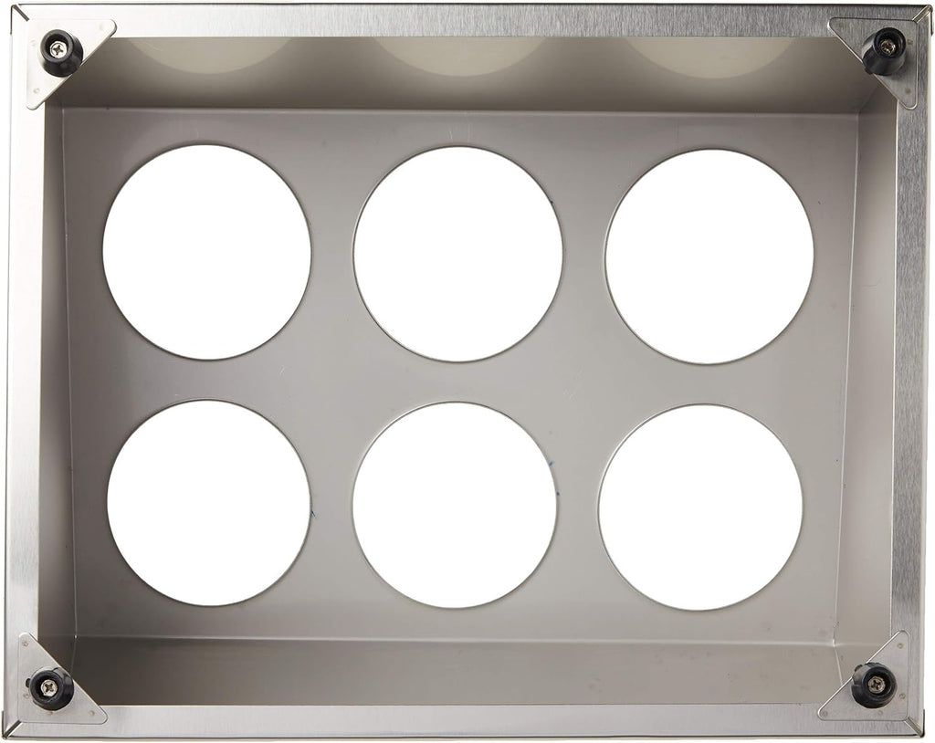 6 Hole Flatware Cylinder Holder, 2-Tier