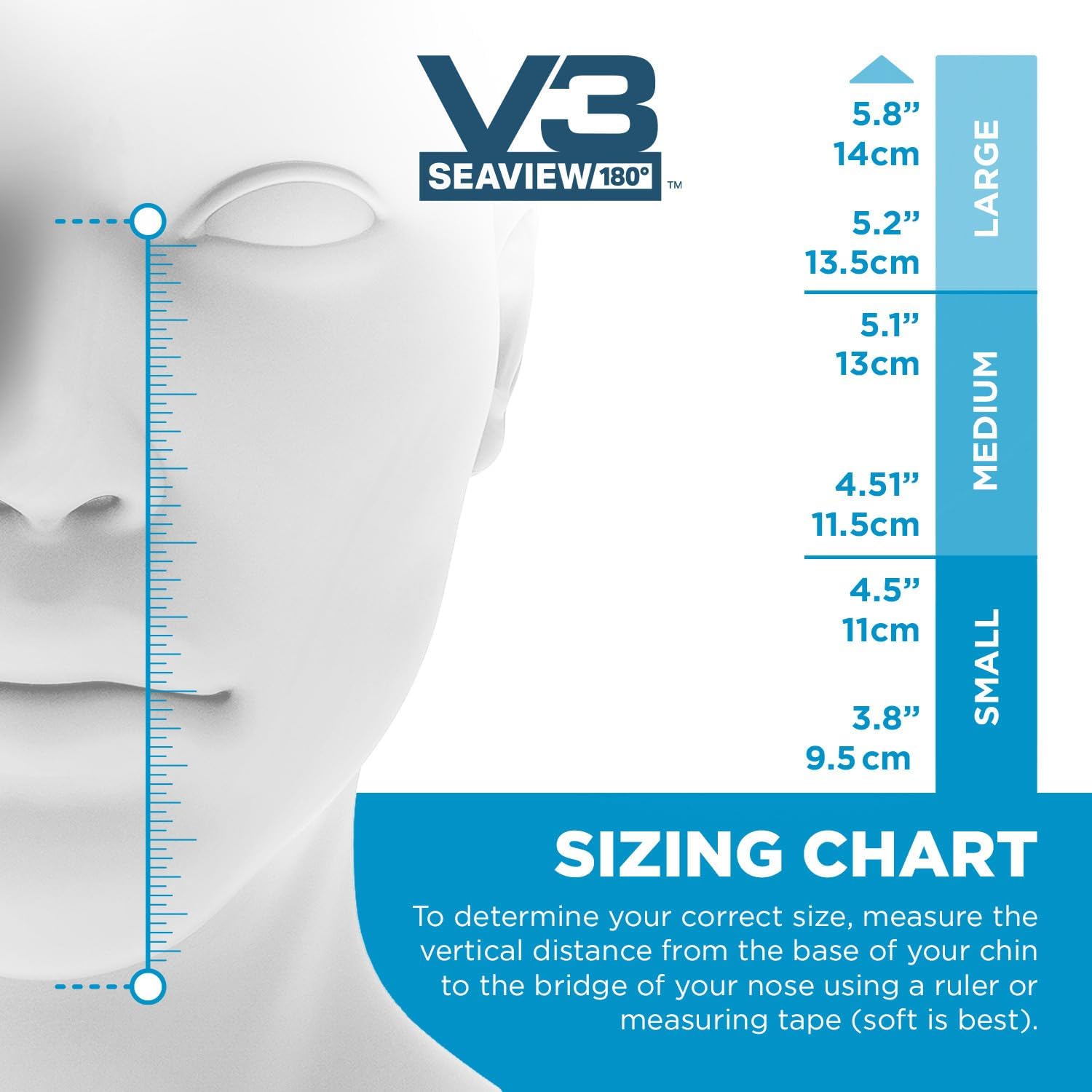 V3 Full Face Snorkel Mask Adult- The V3 is The Perfect Snorkeling Gear for Adults- Snorkel Mask with 180 Panoramic