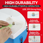 34Piece Stained Glass kit,Stained Glass Grinder&Automatic Water Filling
