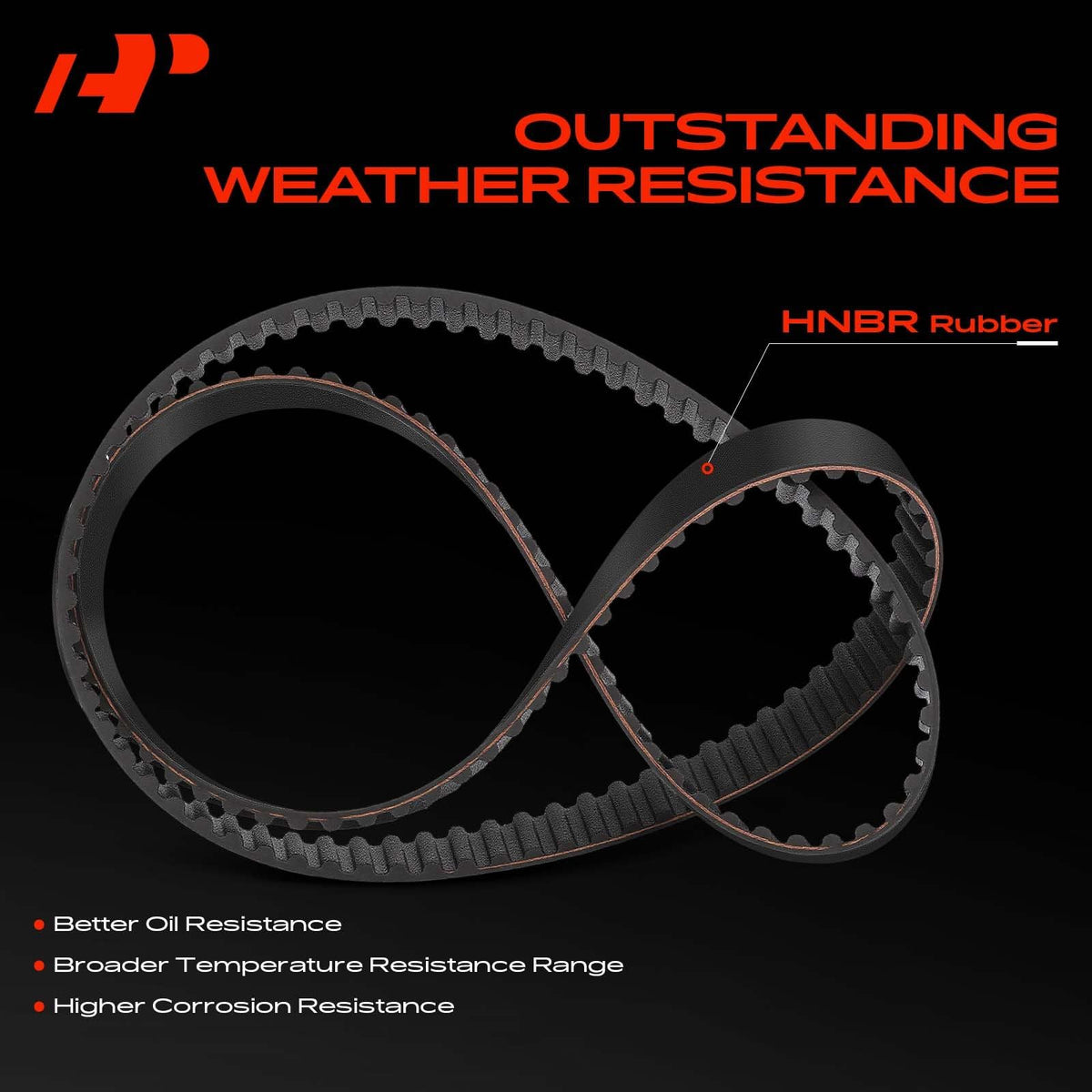 A-Premium Engine Timing Belt Compatible with Volkswagen Models