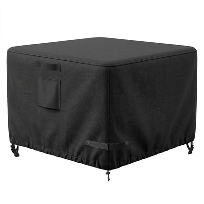 Square Fire Pit Table Cover 30x30x25 inch, Heavy Duty, Waterproof