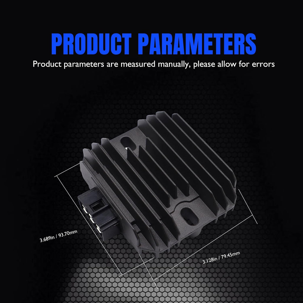 HiSport M70121 Voltage Regulator Rectifier Compatible with Kawasaki Fc420 Fc540 Fd671d Fd711d Fd750d Fd791d Mule 2010 2020 2030,John Deere 130 160 165 170 172 175 176 180 185 186 240 242 245 262 265