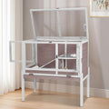 Wooden Guinea Pig Cages Indoor,Two-Story Wooden Rabbit Cage Hutch with Removable Stand and Pull Out Tray, Small