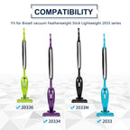 2033 Vacuum Filter Set Compatible with Bissell Featherweight Stick