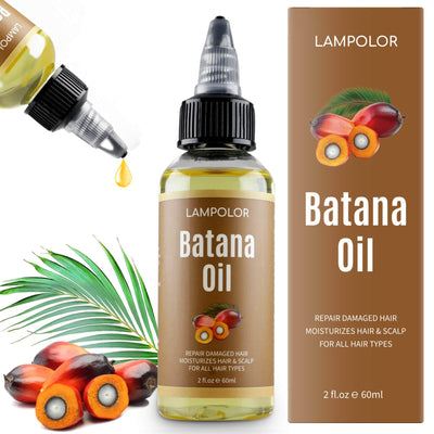 RAW Batana Oil for Hair Growth, Dr Sebi Organic Unrefined Batana Oil from Honduran, 100% Pure & Natural Hair Growth