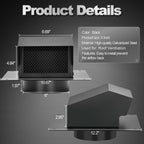 6 Inch Roof Vent Cap for Houses