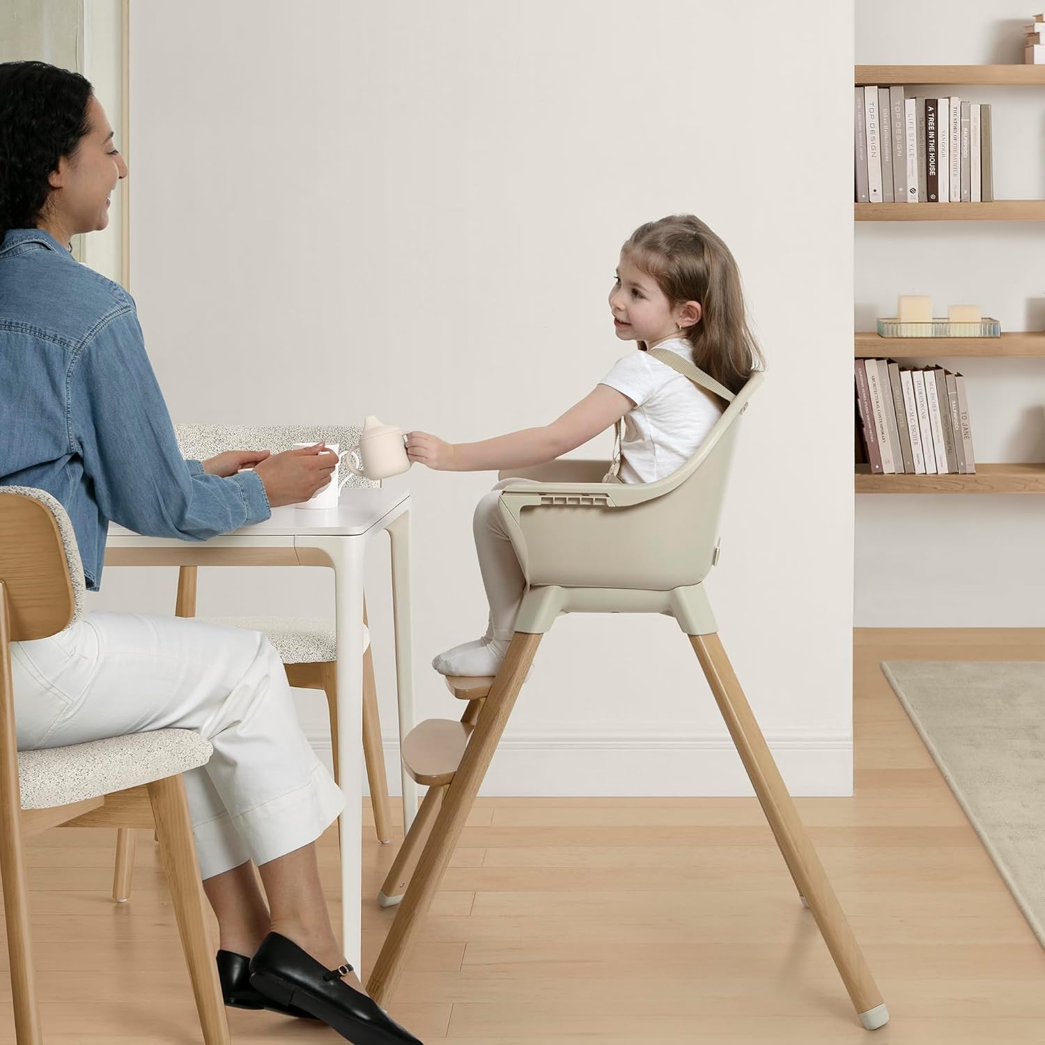 babyGap Otto 3-in-1 High Chair - High Chair Converts to Toddler Dinning Chair and Booster Seat - Dishwasher Safe Meal