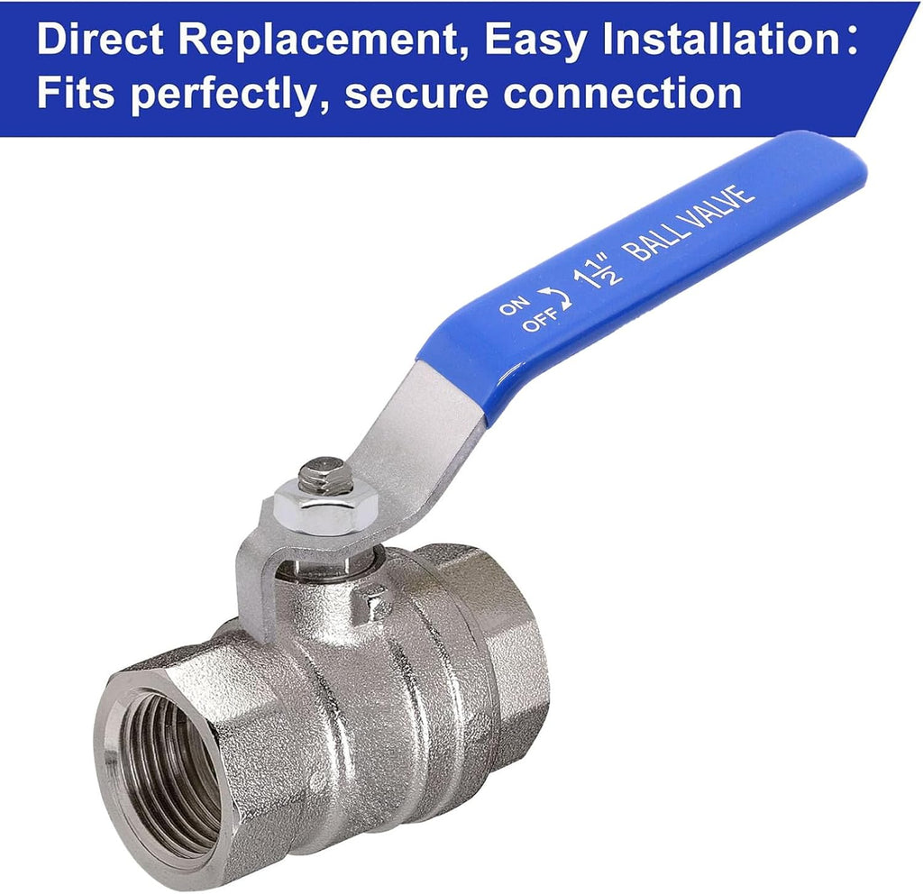Stainless Steel Ball Valve Handle for 1-1/2 inch (DN40) Ball Valves