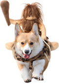 Dog Halloween Costume Funny Dog Cowboy Riding Costume Pet Costume Cat Suit Cowboy Rider Style for Small Medium Large