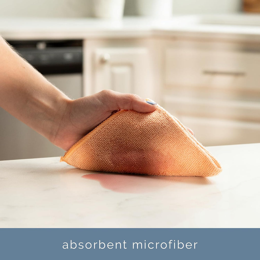 50 Pack Microfiber Cleaning Cloth, Bulk Towels for Home, Reusable Microfiber Towels for Cars, Cleaning Rags, Neutral