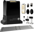 1800lb WiFi Sliding Gate Opener Smart App Control, 1/2HP Automatic Slide Gate Motor Rack Driven with 2 Remote