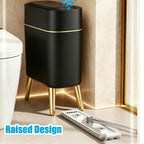 Bathroom Trash Can Automatic Touchless - Modern Smart Trash Bin