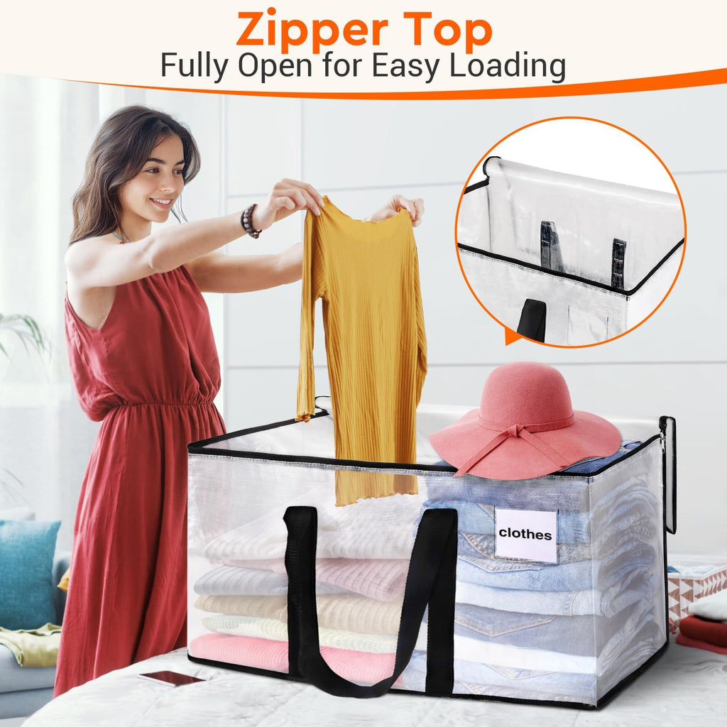 Moving Bags, 93L 10-Pack Storage Bags, Moving Boxes