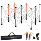 Portable Folding Workstand, 4.15 x 4.15 ft Collapsible Workbench, 3500 lbs Weight Capacity, No Assembly Foldable Work