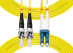 OS2 LC to ST Fiber Patch Cable Single Mode Duplex, 3M(10ft)