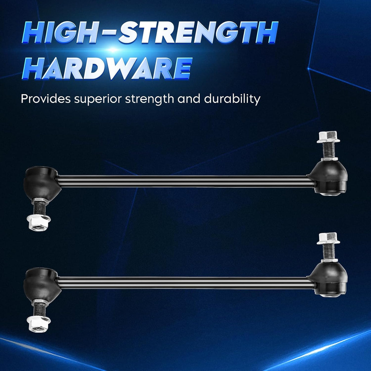 Front Struts Assembly & Sway Bar Links for 2010-2017 Chevy Equinox GMC Terrain, 12-13 Captiva Sport, Saturn Vue Pontiac Torrent 3.6L Suzuki XL-7, Shock Except 19" Wheels Replace 172526 172527