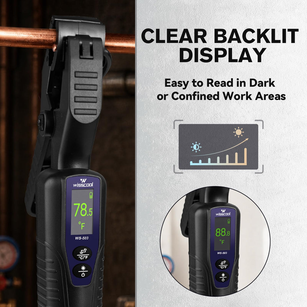 HVAC Temp Clamp On Wireless Temperature Probe