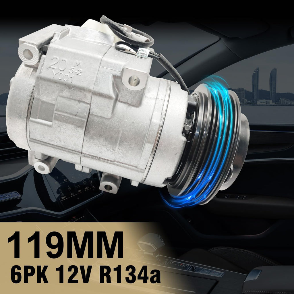 AC Compressor w/Clutch Fit for Toyota Sienna 2004-2006 3.3L,for 3.5L 2007