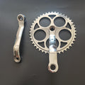 Chrome Wide Crank w/ 44T Sprocket, Sprocket Fit for 410 Chain