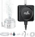 Mini Aquarium Air Pump, Ultra Quiet Oxygen Aerator Kit for 1-15 Gallon Fish Tanks with Air Tubing, Air Stone, Check