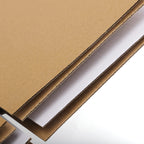 5x5x5" Cardboard Box Mailers 25 Pack White Cube Corrugated Small Shipping Boxes for Mailing