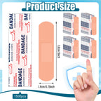 1500 Pcs 3/4" X 3" Adhesive Waterproof Bandages Bulk