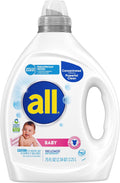 Liquid Laundry Detergent, Baby Powder Scent, 75 fl oz, 100 Loads