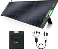 200W Portable Solar Panel for Power Station, Foldable IP65 Waterproof | 200 Watt Solar Panel with MC-4 Anderson