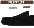100% Genuine Leather Mens Slippers Moccasin Loafers for Men