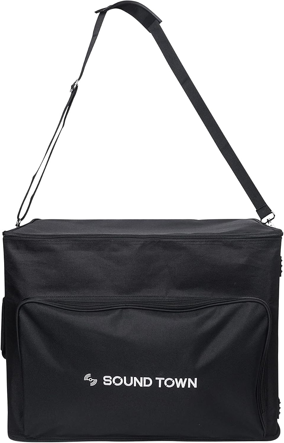 Portable 6U Rack Bag, Soft Rack Case with 14" Rackable Depth, Plywood Rack Frame, Shoulder Strap, Accessory Pocket