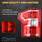 Tail Light Compatible With 2018 2019 2020 Ford F150 Left Driver Side