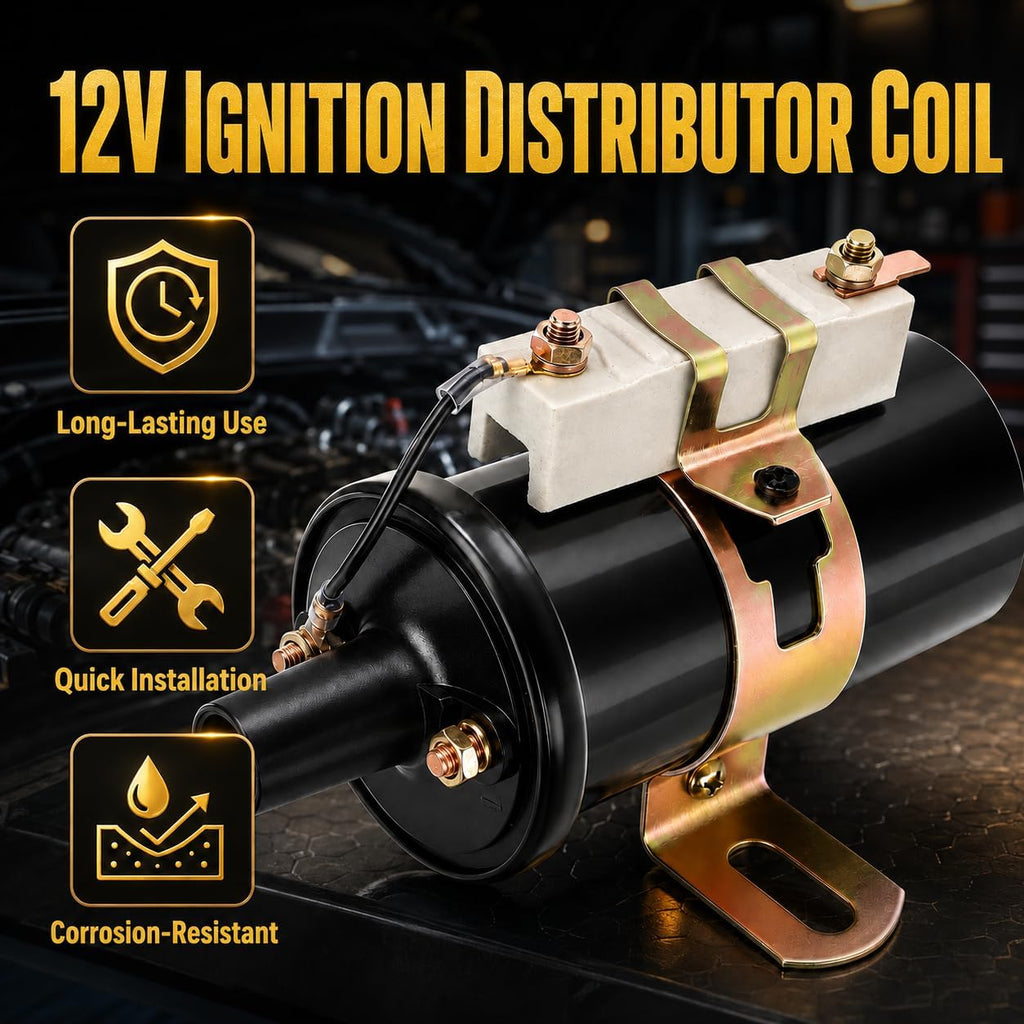 12V Ignition Distributor Coil Fit for John Deere 3020 60 70 AT14385 AT15611