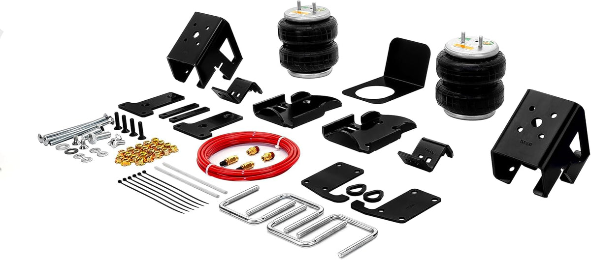 TORQUE Airbag Air Bag Suspension Kit for 2016-2021 Nissan Titan XD 2WD 4WD Rear Helper Bag Spring Towing 5000 lbs (Replaces Firestone Ride Rite 2594) (TR2594)