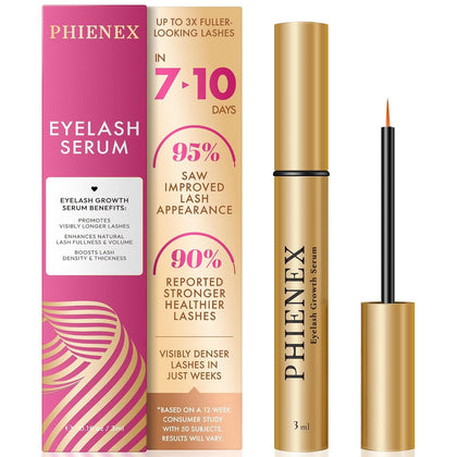 2026 New Version Lash Serum for Eyelash Growth – 7-Day Visible Results, Vegan & Hormone-Free, Botanical Peptide