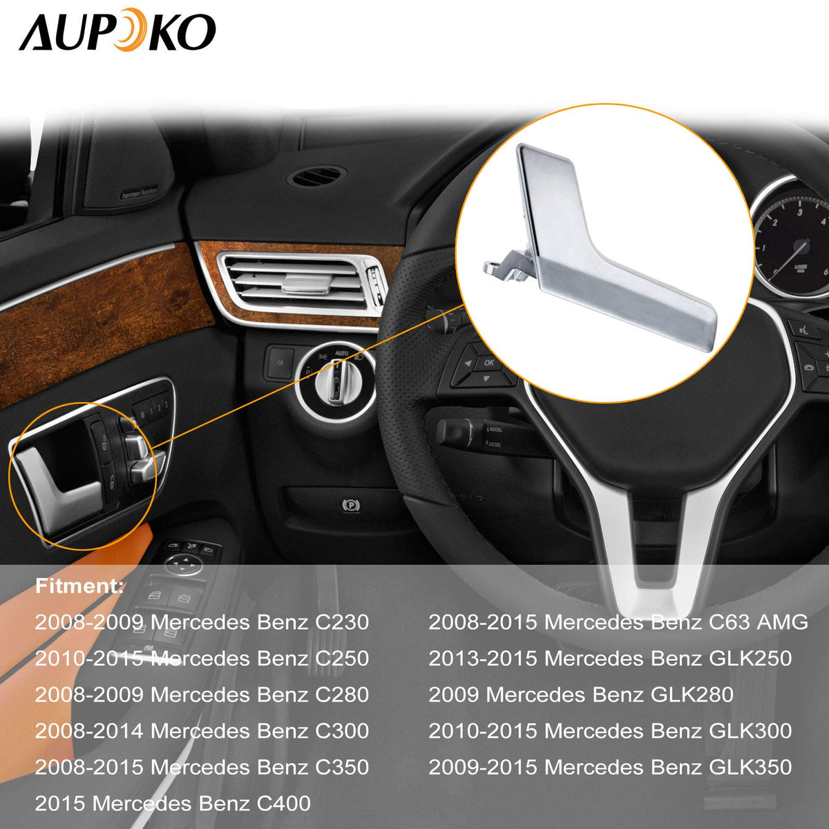 Aupoko Interior Door Handle Repair Kit Compatible with Mercedes Benz