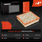 A-Premium 2-PC Engine Air Filter Compatible with Ford & Mercury