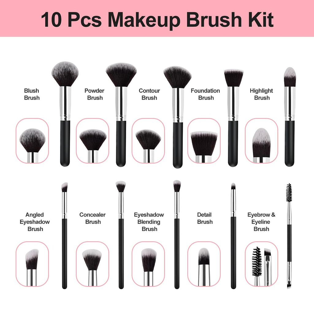 Makeup Brushes Set for Women, Christmas Stocking Stuffers for Teen Girls | Gifts for Women Wife, Professional 13 Pcs
