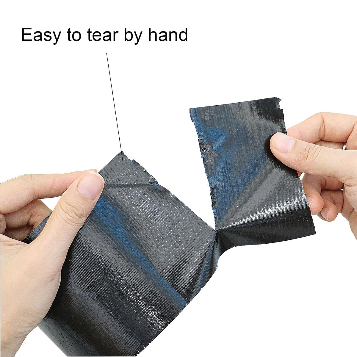 1Pack 4inch Duct Tape Heavy Duty Waterproof Black 9Mil 20Yds