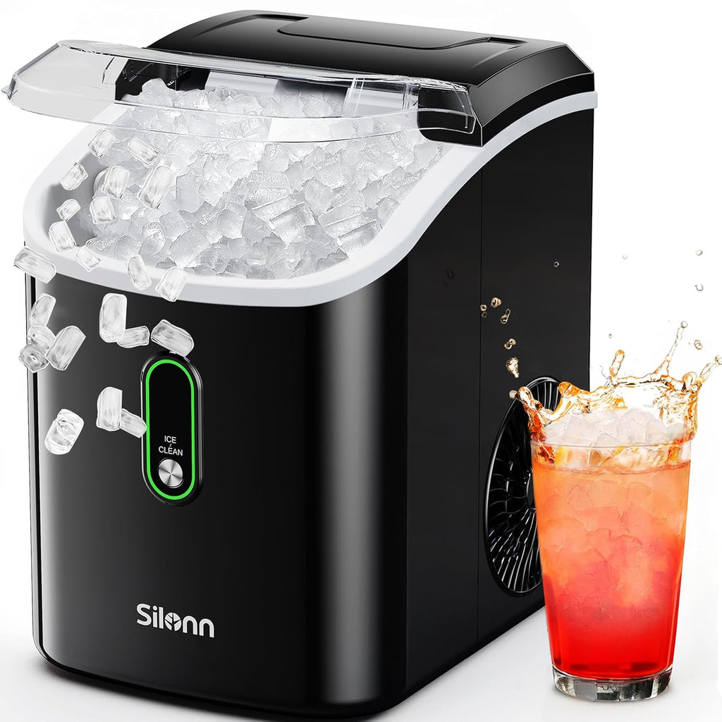 Nugget Ice Maker Countertop - 36lbs 24H Chewable Pellet Sonic Ice