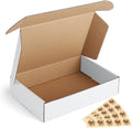 9x6x2 Shipping Boxes Small Corrugated Cardboard Box - 25 Pack White Mailing Boxes for Packaging Small Business