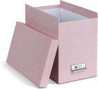 Bigso John Desktop File Box - Storage Solution and Document Organizer for Important Paperwork - Durable Hanging File