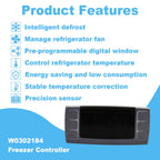 W0302184 Digital Freezer Controller Compatible with Atosa Refrigerator