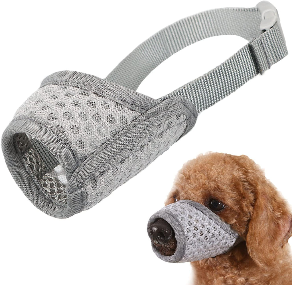 Dog Muzzle, Puppy Soft Mesh Muzzles for Grooming Biting Chewing