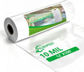 White Crawl Space Vapor Barrier, 12x100FT 10 mil Plastic Sheeting