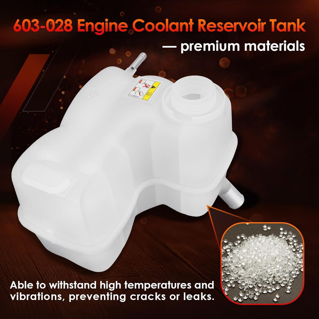 603-028 Coolant Reservoir Tank Fits 03-10 Ford F150 F250 Lincoln Navigator