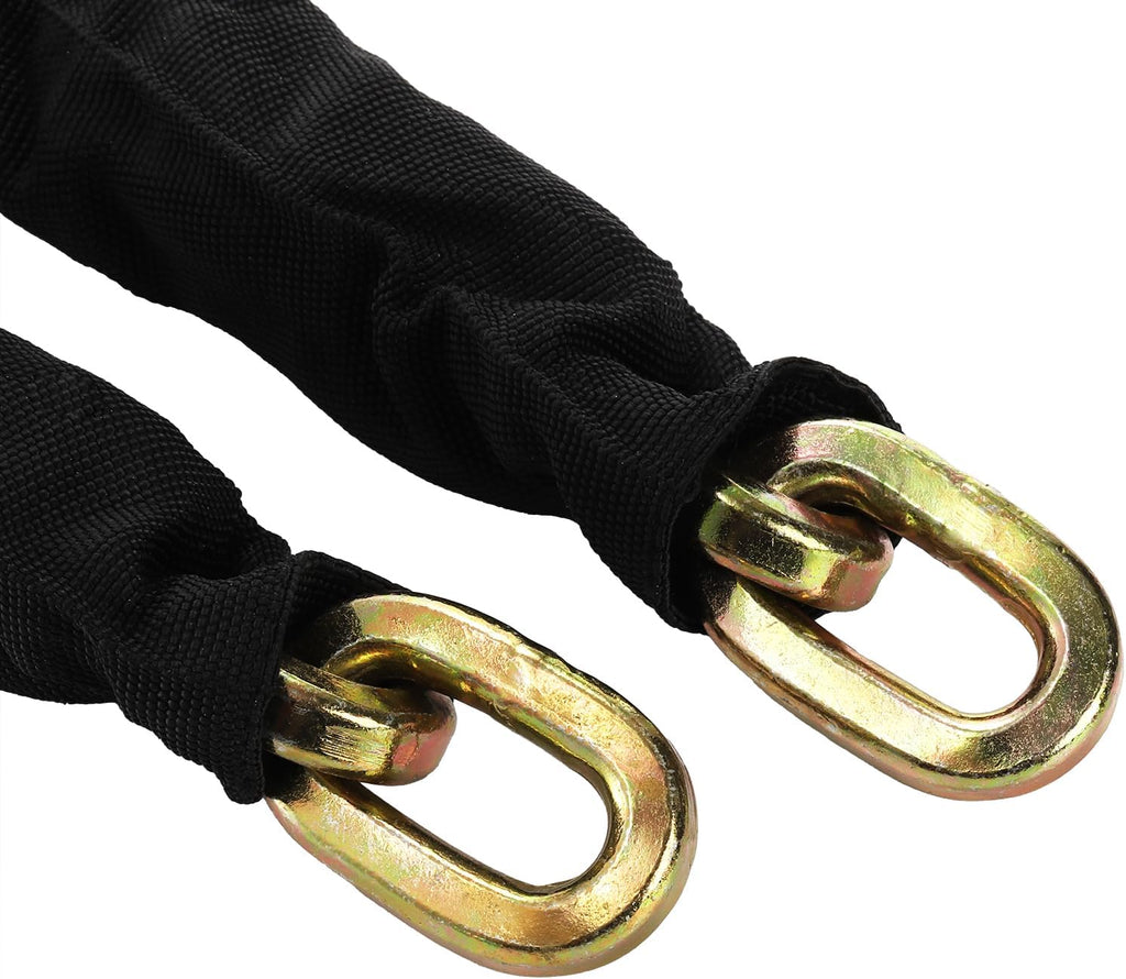 2 Feet Hardened Steel Security Chain 10KS 3/8" Thick Bike Chain | Heavy Duty Square Link Chain for Bikes