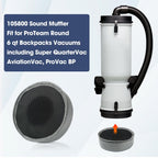 105800 Sound Muffler Filter for ProTeam Backpack Super Vacuums